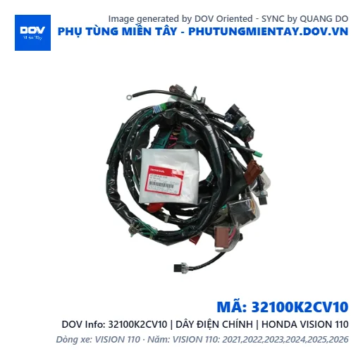 32100K2CV10 | DÂY ĐIỆN CHÍNH | HONDA VISION 110 — 32100K2CV10