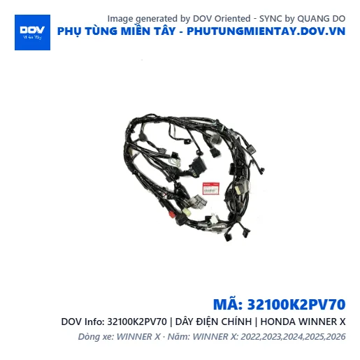 32100K2PV70 | DÂY ĐIỆN CHÍNH | HONDA WINNER X — 32100K2PV70
