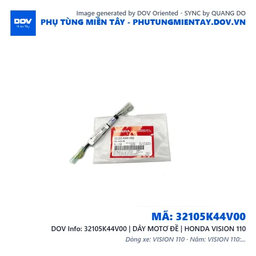 32105K44V00 | DÂY MOTƠ ĐỀ | HONDA VISION 110 — 32105K44V00