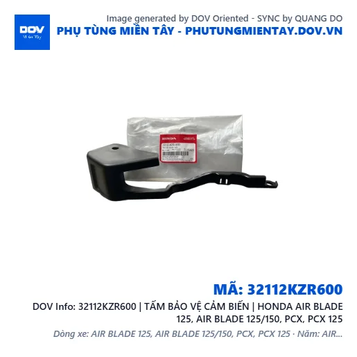 32112KZR600 | TẤM BẢO VỆ CẢM BIẾN | HONDA AIR BLADE 125, AIR BLADE 125/150, PCX, PCX 125 — 32112KZR600