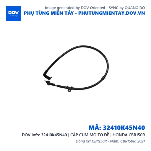 32410K45N40 | CÁP CỤM MÔ TƠ ĐỀ | HONDA CBR150R — 32410K45N40