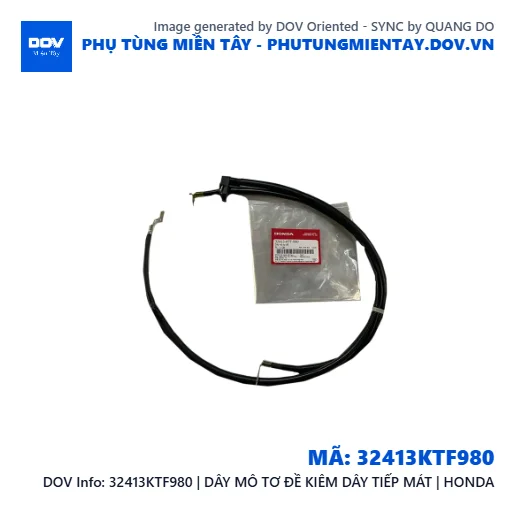 32413KTF980 | DÂY MÔ TƠ ĐỀ KIÊM DÂY TIẾP MÁT | HONDA — 32413KTF980