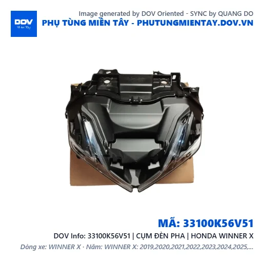 33100K56V51 | CỤM ĐÈN PHA | HONDA WINNER X — 33100K56V51
