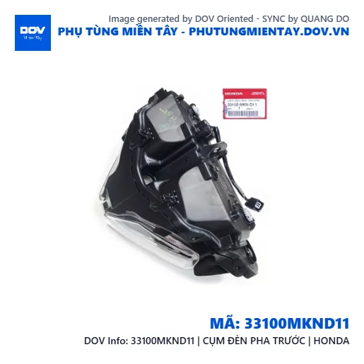 33100MKND11 | CỤM ĐÈN PHA TRƯỚC | HONDA — 33100MKND11