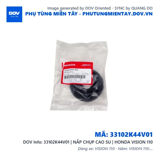 33102K44V01 | NẮP CHỤP CAO SU | HONDA VISION 110 — 33102K44V01