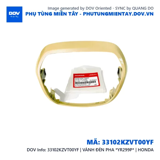 33102KZVT00YF | VÀNH ĐÈN PHA *YR299P* | HONDA  — 33102KZVT00YF