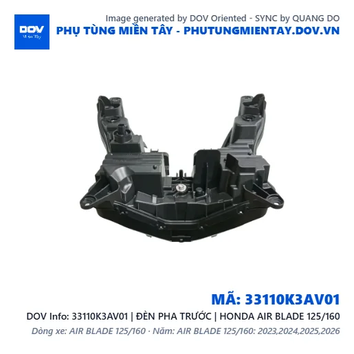 33110K3AV01 | ĐÈN PHA TRƯỚC | HONDA AIR BLADE 125/160 — 33110K3AV01