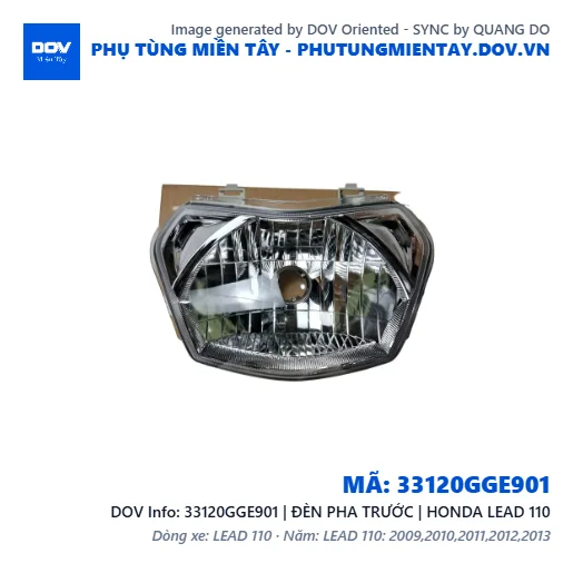33120GGE901 | ĐÈN PHA TRƯỚC | HONDA LEAD 110 — 33120GGE901
