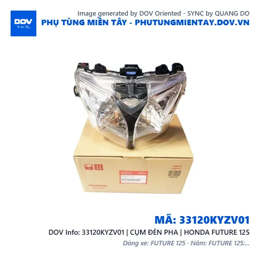 33120KYZV01 | CỤM ĐÈN PHA | HONDA FUTURE 125 — 33120KYZV01
