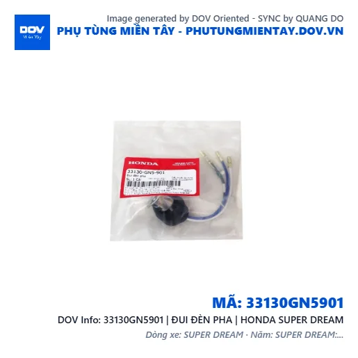 33130GN5901 | ÐUI ĐÈN PHA | HONDA SUPER DREAM — 33130GN5901