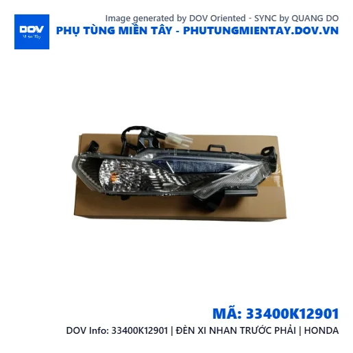 33400K12901 | ĐÈN XI NHAN TRƯỚC PHẢI | HONDA — 33400K12901