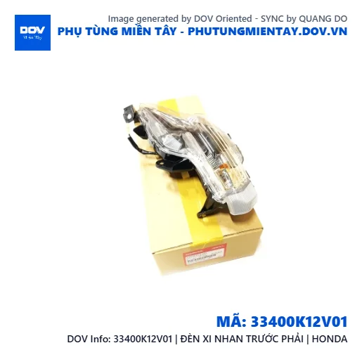 33400K12V01 | ĐÈN XI NHAN TRƯỚC PHẢI | HONDA  — 33400K12V01