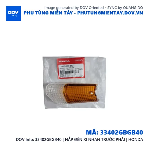 33402GBGB40 | NẮP ĐÈN XI NHAN TRƯỚC PHẢI | HONDA  — 33402GBGB40