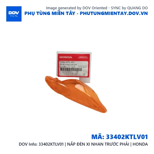 33402KTLV01 | NẮP ĐÈN XI NHAN TRƯỚC PHẢI | HONDA  — 33402KTLV01