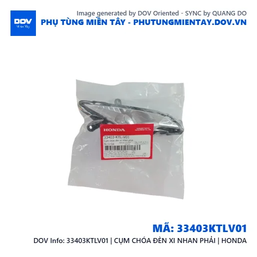 33403KTLV01 | CỤM CHÓA ĐÈN XI NHAN PHẢI | HONDA — 33403KTLV01