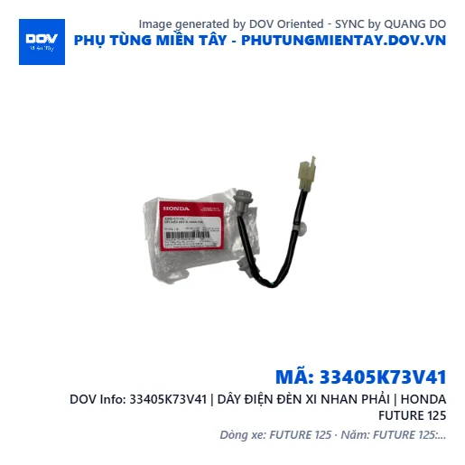 33405K73V41 | DÂY ĐIỆN ĐÈN XI NHAN PHẢI | HONDA FUTURE 125 — 33405K73V41