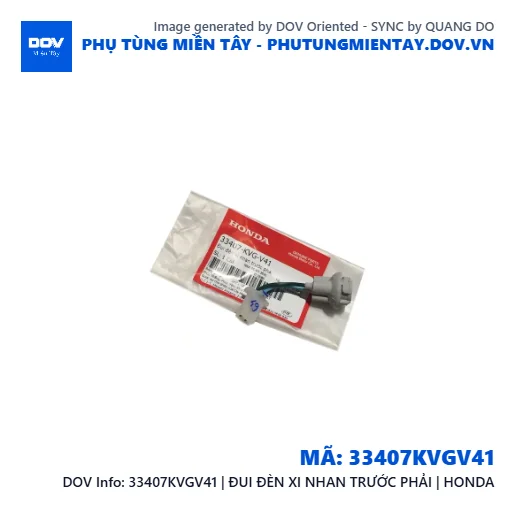 33407KVGV41 | ĐUI ĐÈN XI NHAN TRƯỚC PHẢI | HONDA — 33407KVGV41