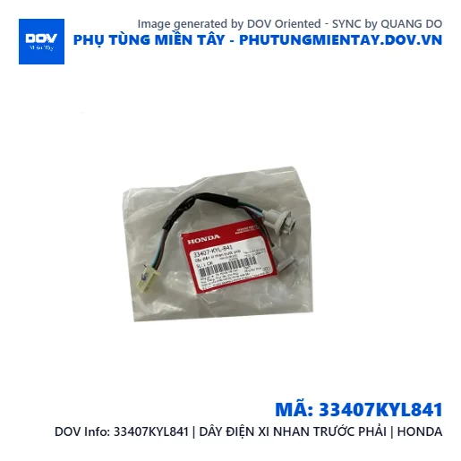 33407KYL841 | DÂY ĐIỆN XI NHAN TRƯỚC PHẢI | HONDA  — 33407KYL841