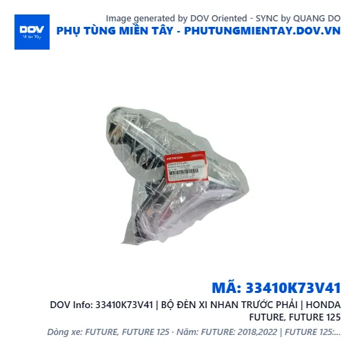 33410K73V41 | BỘ ĐÈN XI NHAN TRƯỚC PHẢI | HONDA FUTURE, FUTURE 125 — 33410K73V41