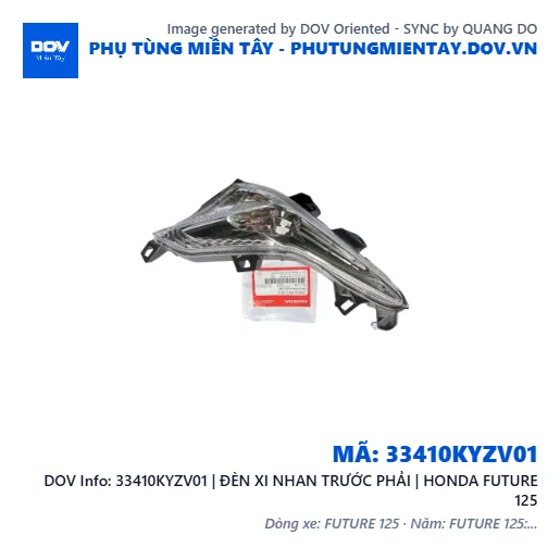33410KYZV01 | ĐÈN XI NHAN TRƯỚC PHẢI | HONDA FUTURE 125 — 33410KYZV01
