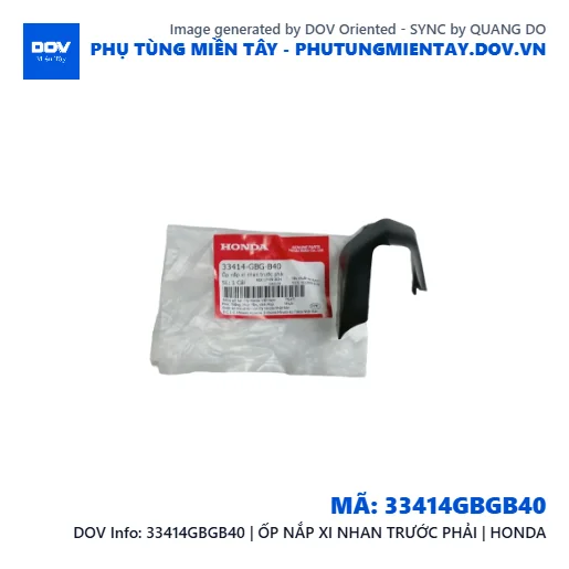 33414GBGB40 | ỐP NẮP XI NHAN TRƯỚC PHẢI | HONDA  — 33414GBGB40