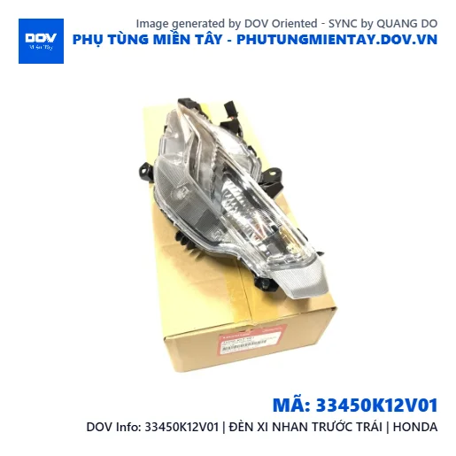 33450K12V01 | ĐÈN XI NHAN TRƯỚC TRÁI | HONDA — 33450K12V01