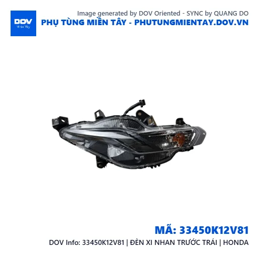 33450K12V81 | ĐÈN XI NHAN TRƯỚC TRÁI | HONDA  — 33450K12V81
