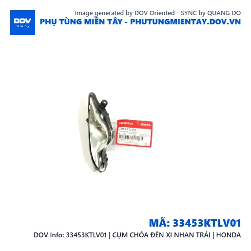 33453KTLV01 | CỤM CHÓA ĐÈN XI NHAN TRÁI | HONDA  — 33453KTLV01