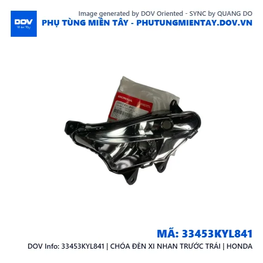 33453KYL841 | CHÓA ĐÈN XI NHAN TRƯỚC TRÁI | HONDA — 33453KYL841