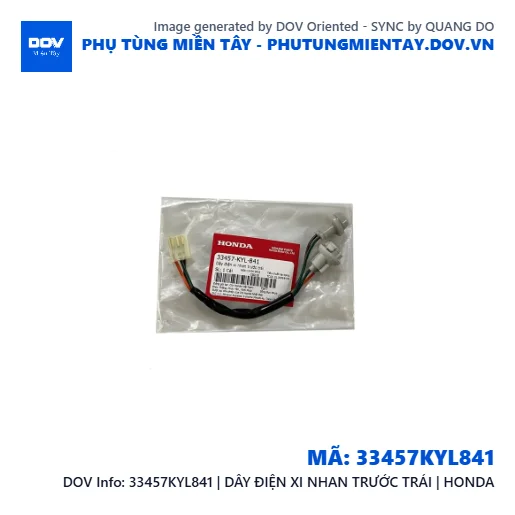 33457KYL841 | DÂY ĐIỆN XI NHAN TRƯỚC TRÁI | HONDA — 33457KYL841