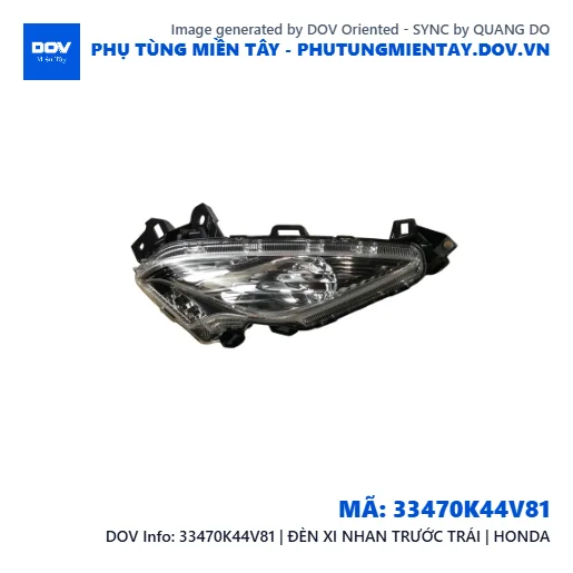 33470K44V81 | ĐÈN XI NHAN TRƯỚC TRÁI | HONDA — 33470K44V81