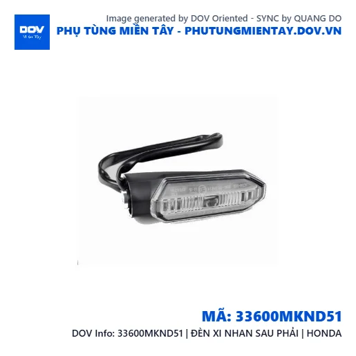 33600MKND51 | ĐÈN XI NHAN SAU PHẢI | HONDA  — 33600MKND51