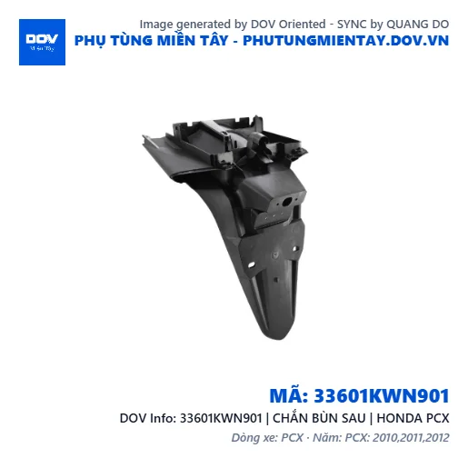 33601KWN901 | CHẮN BÙN SAU | HONDA PCX — 33601KWN901