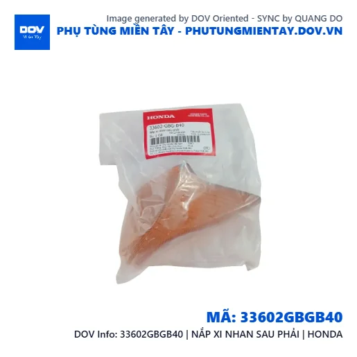 33602GBGB40 | NẮP XI NHAN SAU PHẢI | HONDA — 33602GBGB40