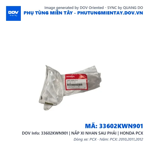 33602KWN901 | NẮP XI NHAN SAU PHẢI | HONDA PCX — 33602KWN901