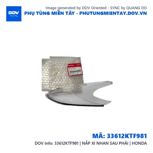 33612KTF981 | NẮP XI NHAN SAU PHẢI | HONDA  — 33612KTF981