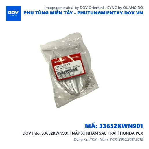 33652KWN901 | NẮP XI NHAN SAU TRÁI | HONDA PCX — 33652KWN901