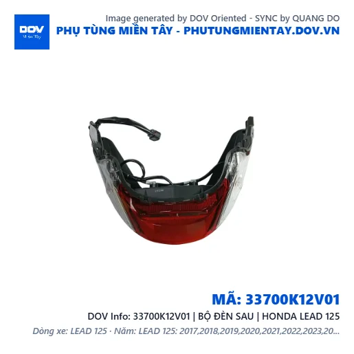 33700K12V01 | BỘ ĐÈN SAU | HONDA LEAD 125 — 33700K12V01