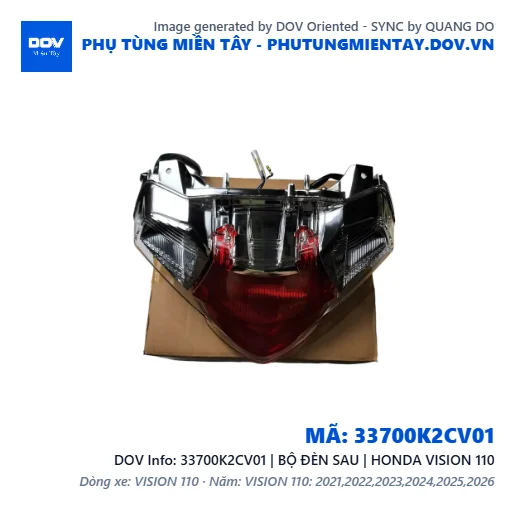 33700K2CV01 | BỘ ĐÈN SAU | HONDA VISION 110 — 33700K2CV01