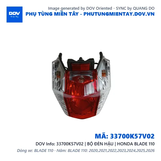 33700K57V02 | BỘ ĐÈN HẬU | HONDA BLADE 110 — 33700K57V02