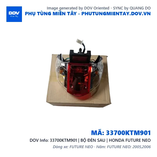 33700KTM901 | BỘ ĐÈN SAU | HONDA FUTURE NEO — 33700KTM901
