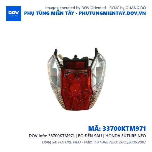33700KTM971 | BỘ ĐÈN SAU | HONDA FUTURE NEO — 33700KTM971