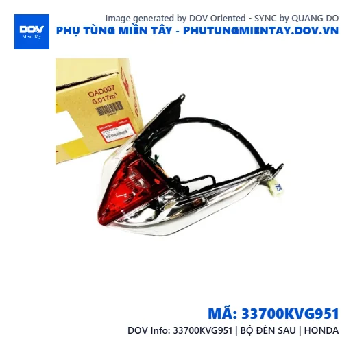 33700KVG951 | BỘ ĐÈN SAU | HONDA  — 33700KVG951