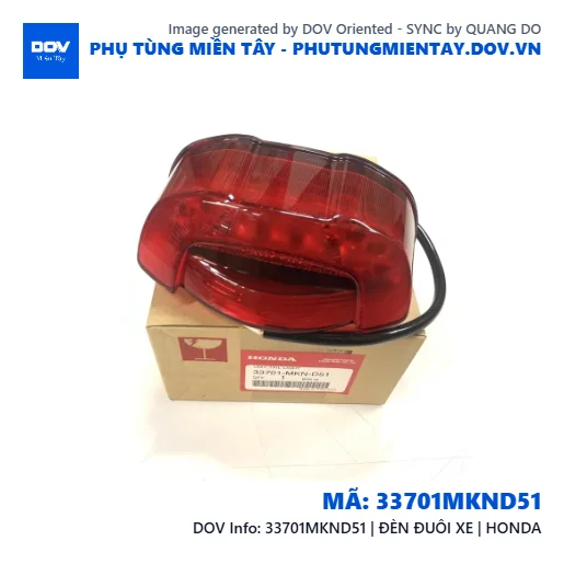 33701MKND51 | ĐÈN ĐUÔI XE | HONDA  — 33701MKND51