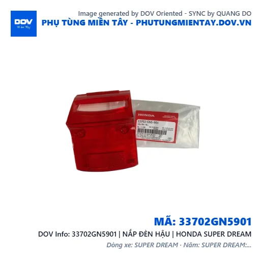 33702GN5901 | NẮP ĐÈN HẬU | HONDA SUPER DREAM — 33702GN5901
