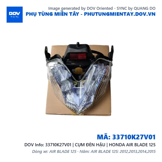 33710K27V01 | CỤM ĐÈN HẬU | HONDA AIR BLADE 125 — 33710K27V01