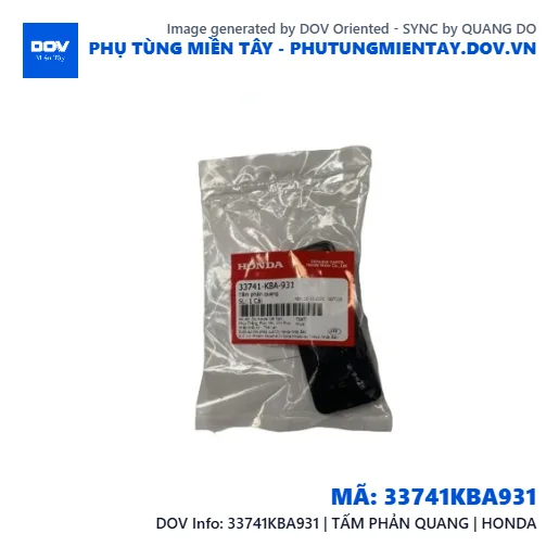 33741KBA931 | TẤM PHẢN QUANG | HONDA  — 33741KBA931
