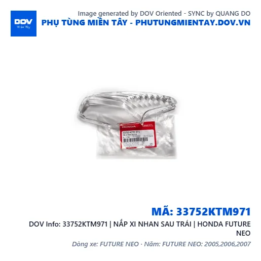 33752KTM971 | NẮP XI NHAN SAU TRÁI | HONDA FUTURE NEO — 33752KTM971