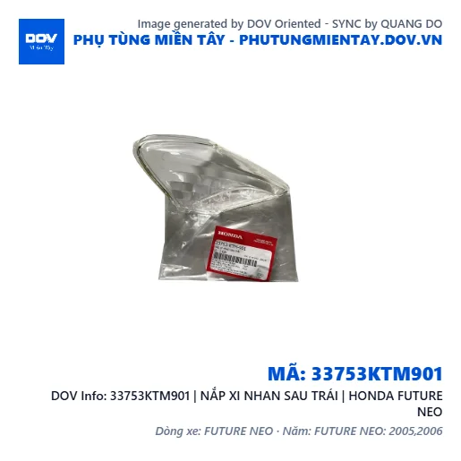 33753KTM901 | NẮP XI NHAN SAU TRÁI | HONDA FUTURE NEO — 33753KTM901