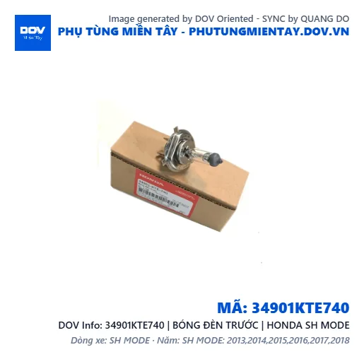 34901KTE740 | BÓNG ĐÈN TRƯỚC | HONDA SH MODE — 34901KTE740